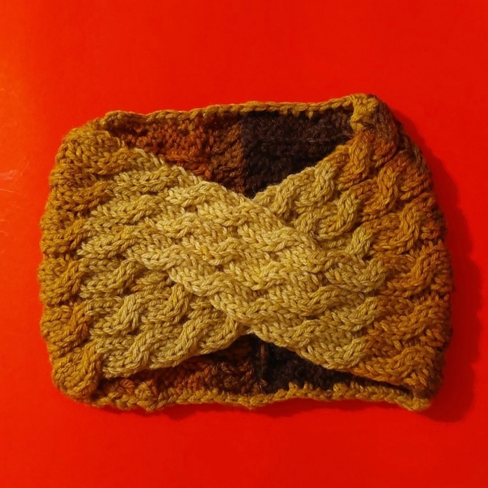 Winter turban for woman.